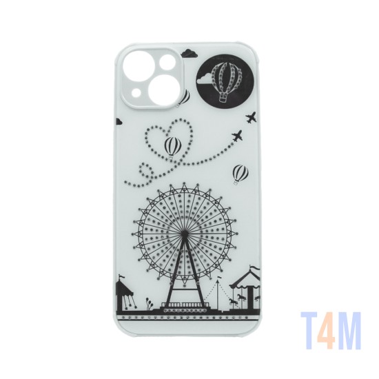 Capa Duro Designer para Apple iPhone 14 Branco